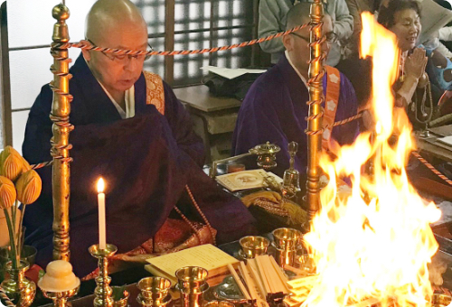 Monthly Buddhist service